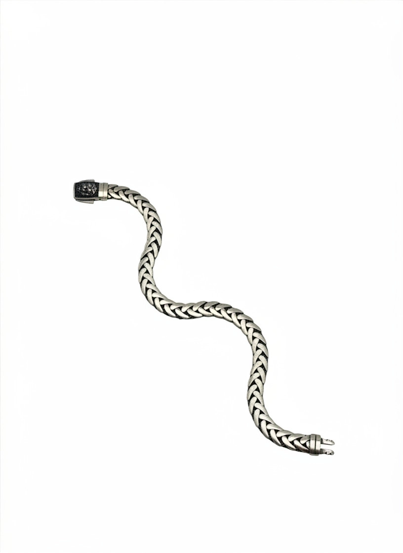 925 Ayar Aslan Başlı Gümüş Erkek Bileklik