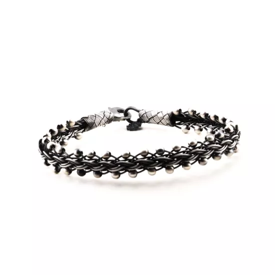 1000 AYAR KAZAZİYE OKSİTLİ KALIN DORİKA BİLEKLİK
